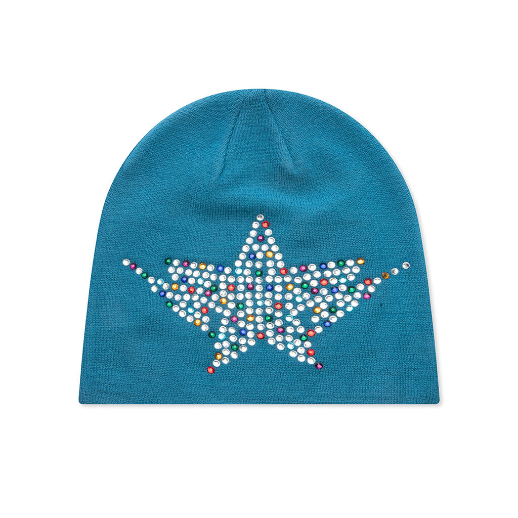 Color Stone STA Knit Cap - Sax