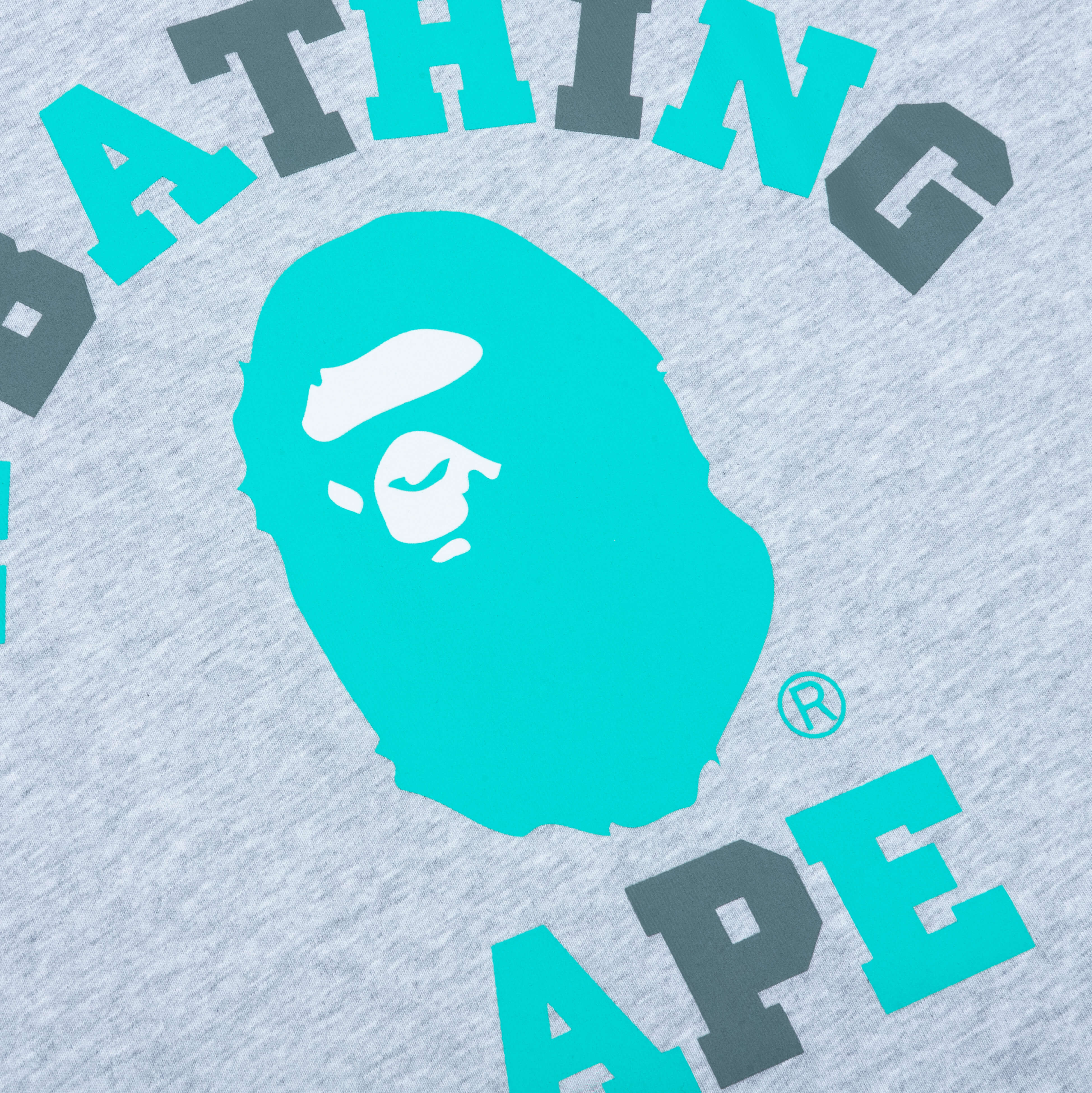 Feature x Bape College Relaxed Fit Tee - Gray - Image 3