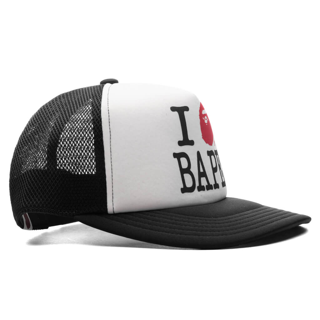 I Love Bape Mesh Cap - Black - Image 3