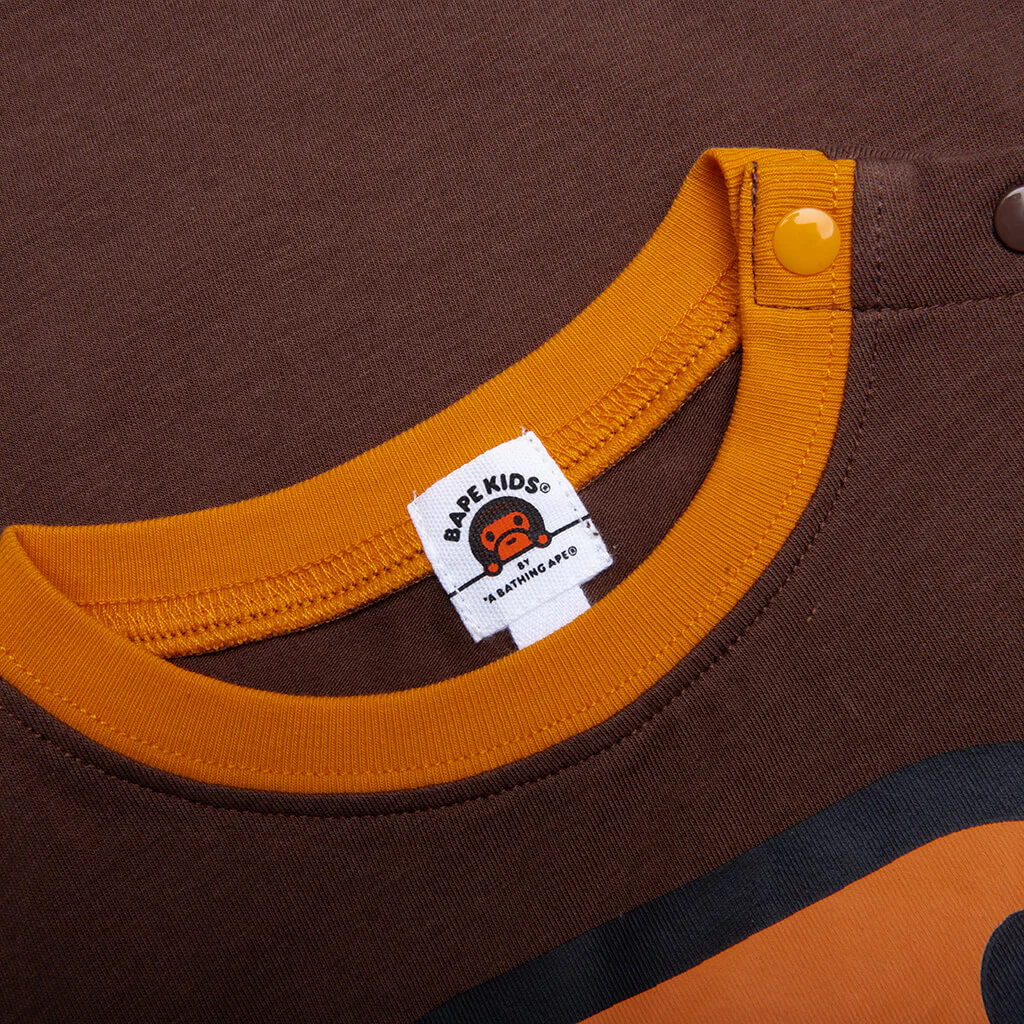 Infant's Milo Face Rompers - Brown - Image 4