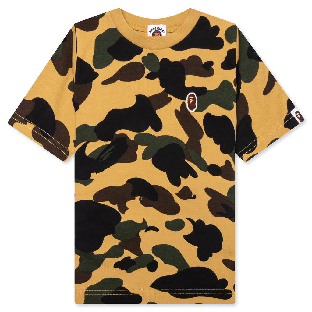 Kid's 1st Camo one Point Tee - Yellow