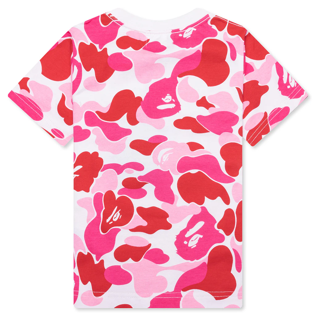 Kid's Abc Camo Baby Milo College Tee - Pink - Image 2