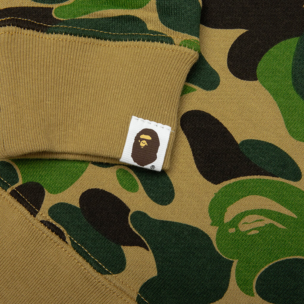 Kids ABC Camo Shark Crewneck Sweatshirt - Green - Image 5