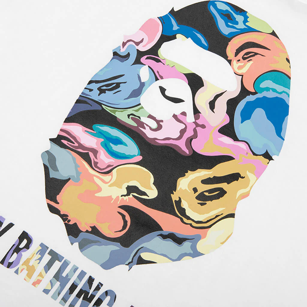 Kids Art Camo By Bathing Ape Tee - White - Image 3