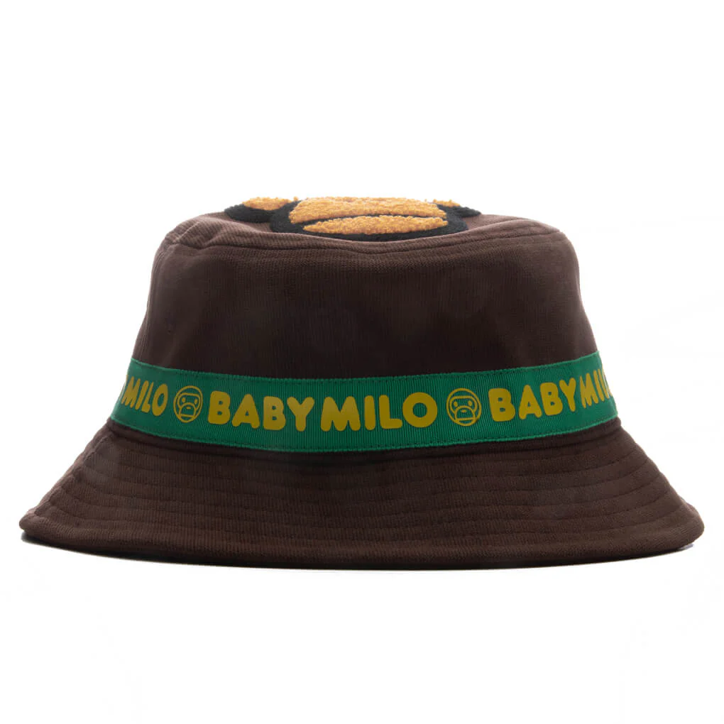 Kids Baby Milo Corduroy Bucket Hat - Brown