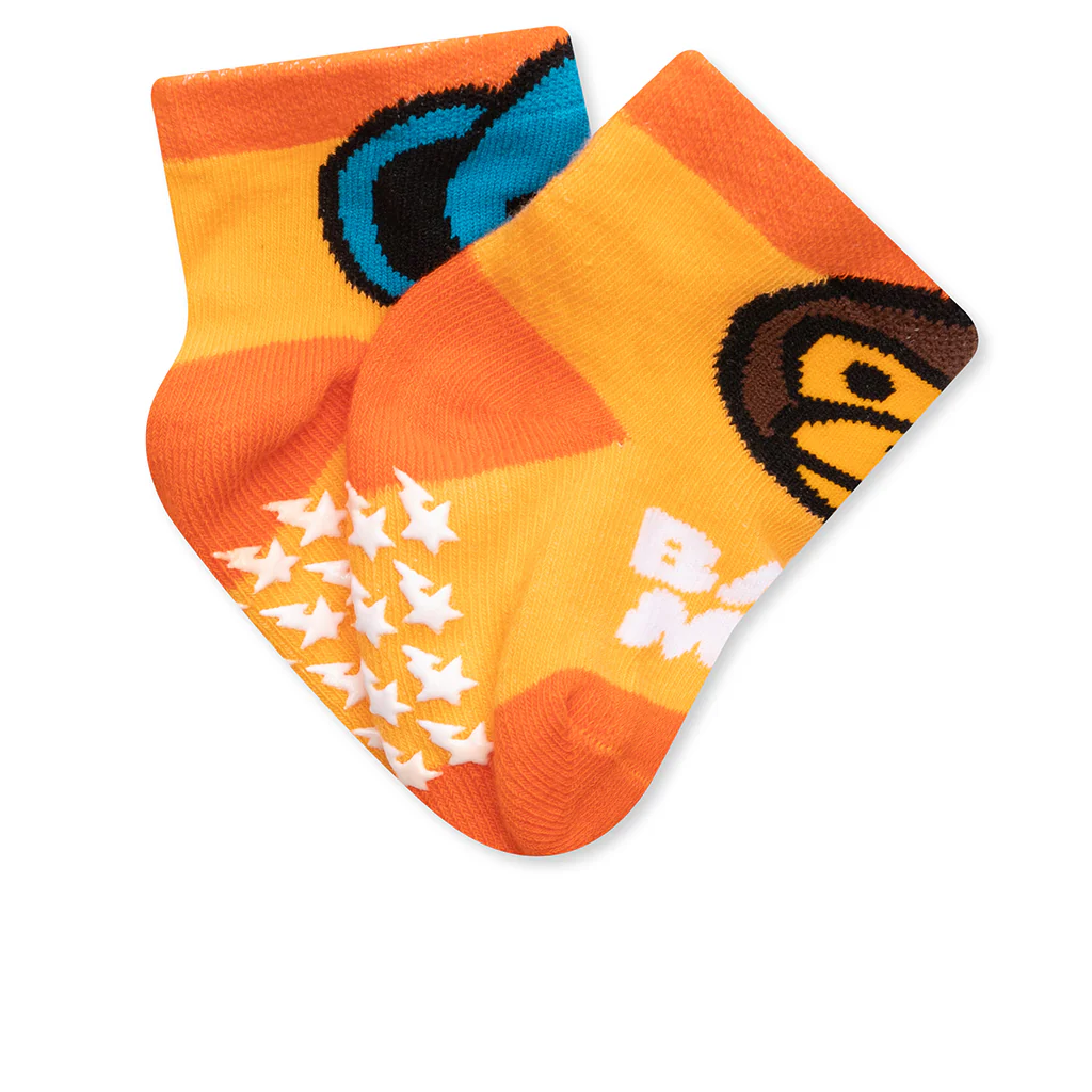 Kid's Baby Milo Friends Baby Socks - Orange