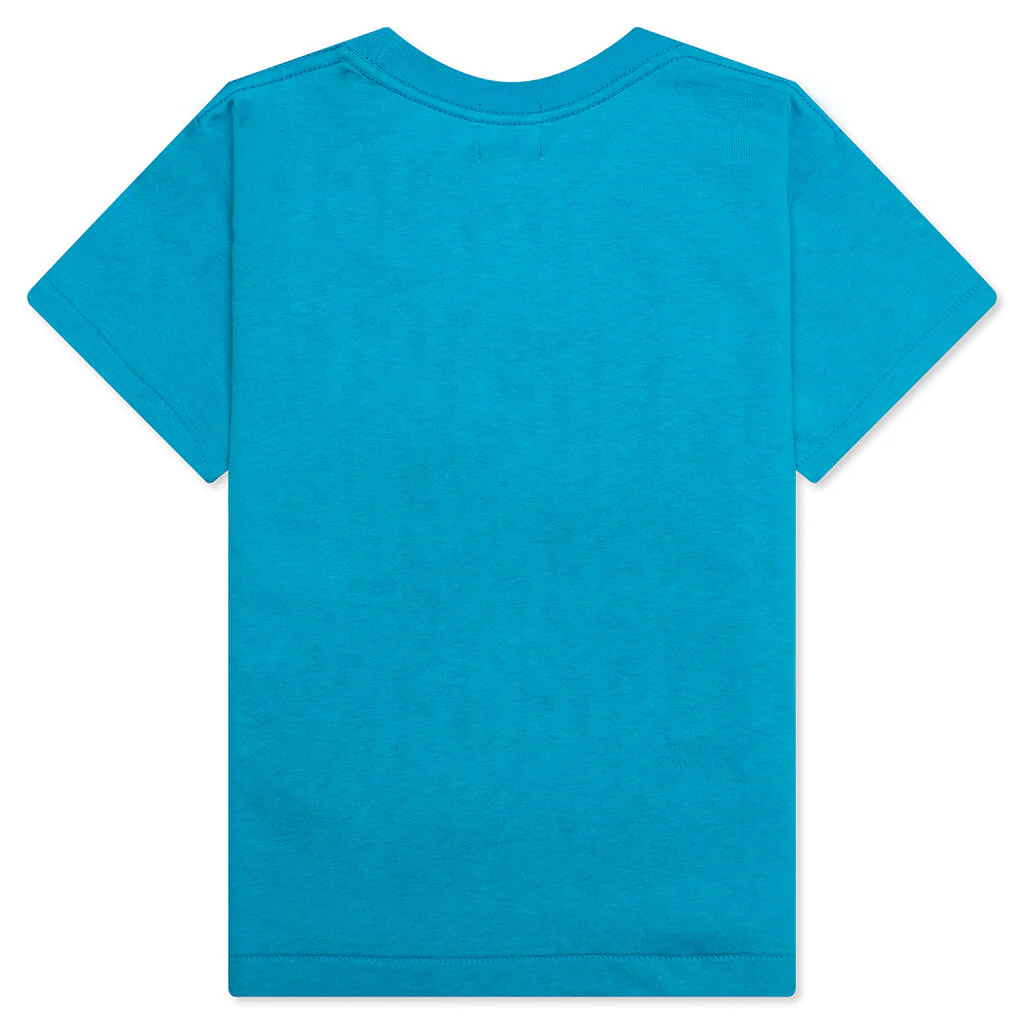 Kid's Baby Milo Game By Bathing Ape Tee - Sax - Image 2