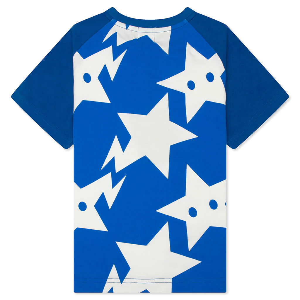 Kids Baby Milo STA Raglan Tee - Blue - Image 2