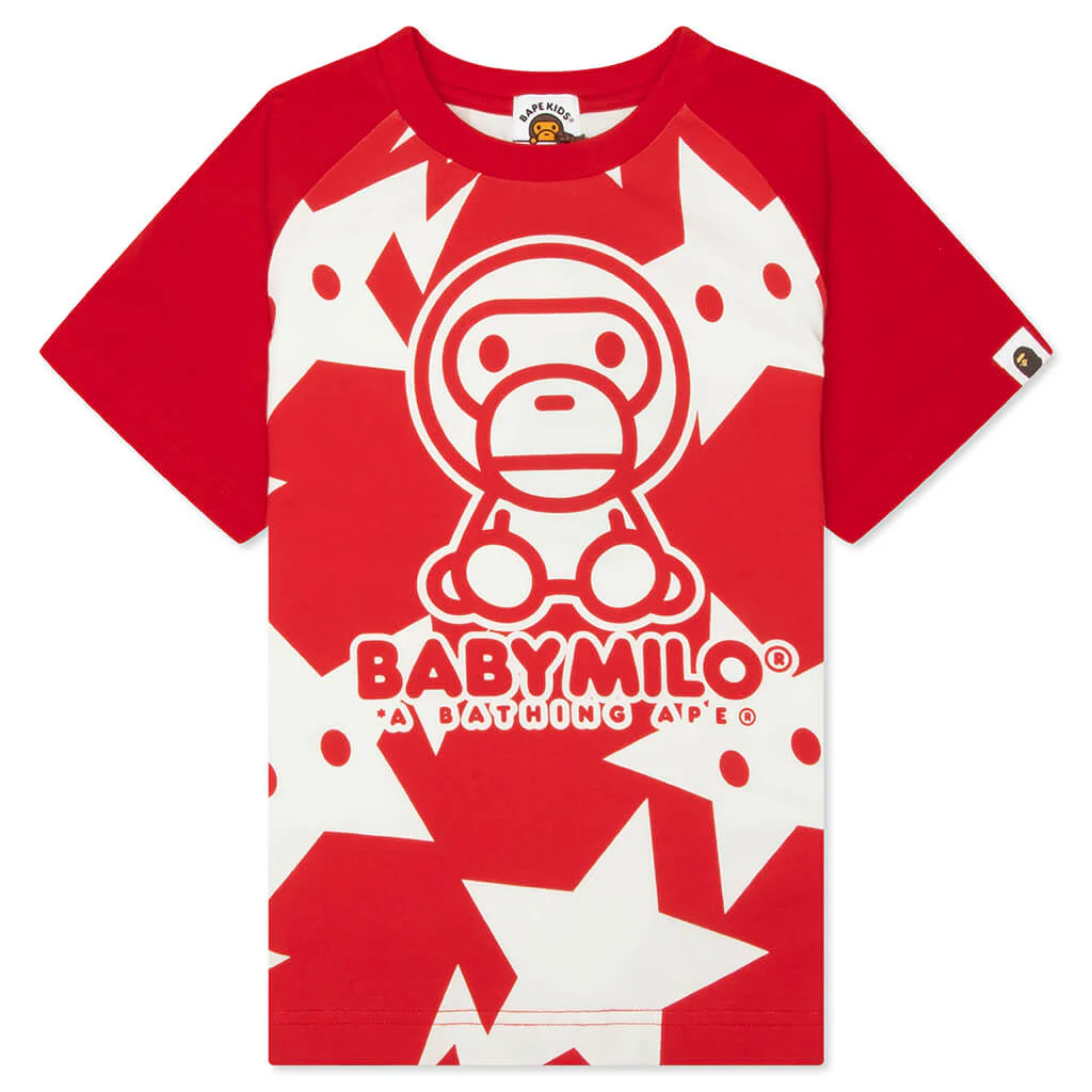 Kids Baby Milo STA Raglan Tee - Red