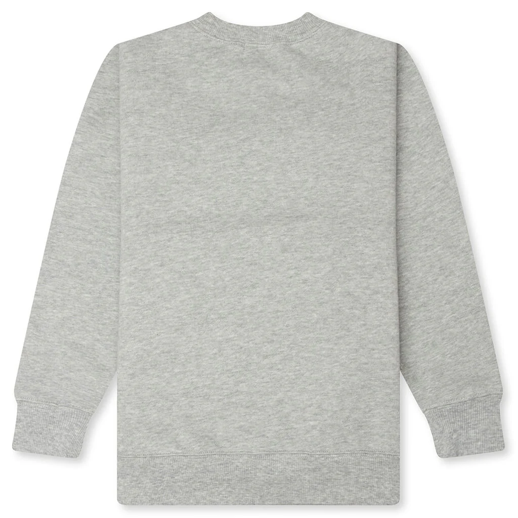 Kids Big Baby Milo Crewneck Sweatshirt - Gray - Image 2