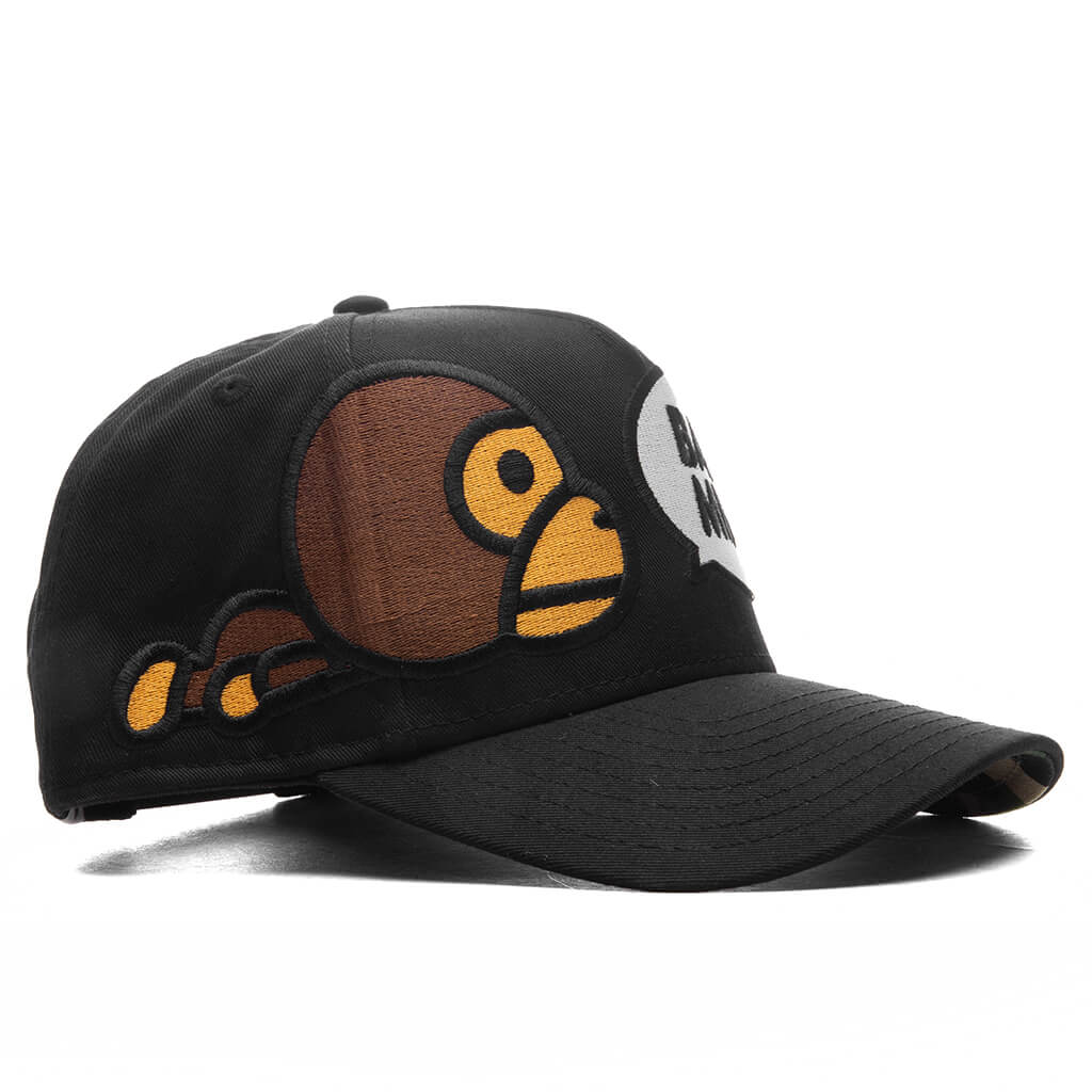 New Era x A Bathing Ape Kid's Big Baby Milo 9Forty Cap - Black - Image 2