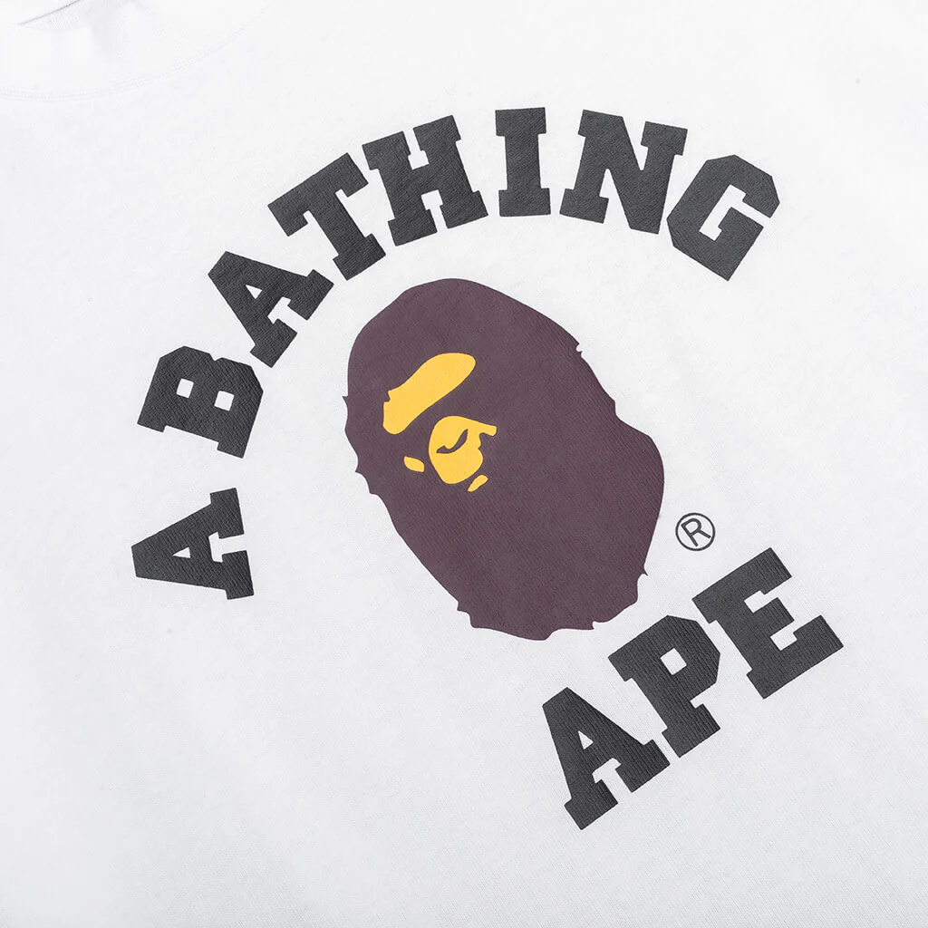Kid's College Tee - White - Image 3