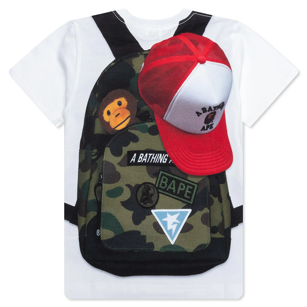 Kid's Daypack Print Tee - White - Image 2