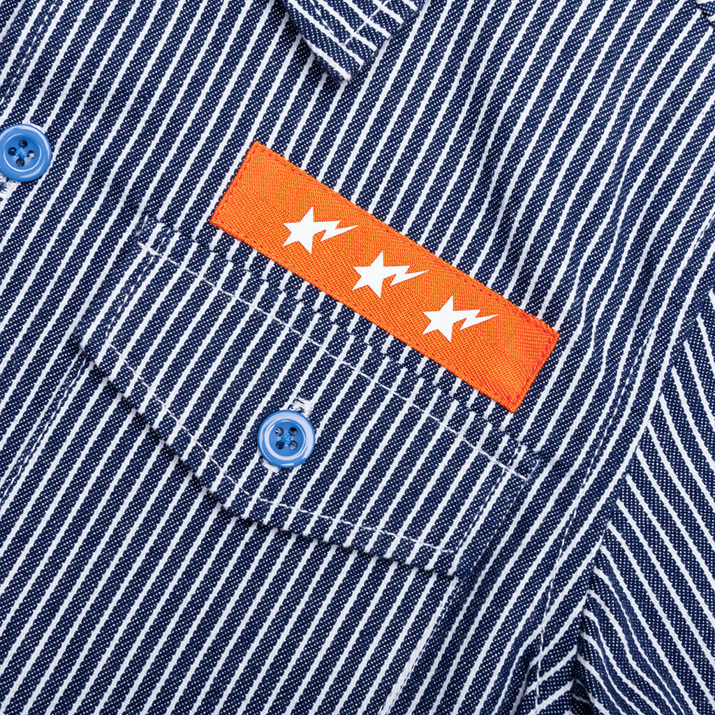 Kid's Hickory Baby Milo Patch S/S Shirt - Navy - Image 3