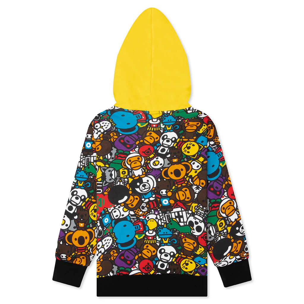 Kids Milo All Safari Shark Zip Hoodie - Multi - Image 2