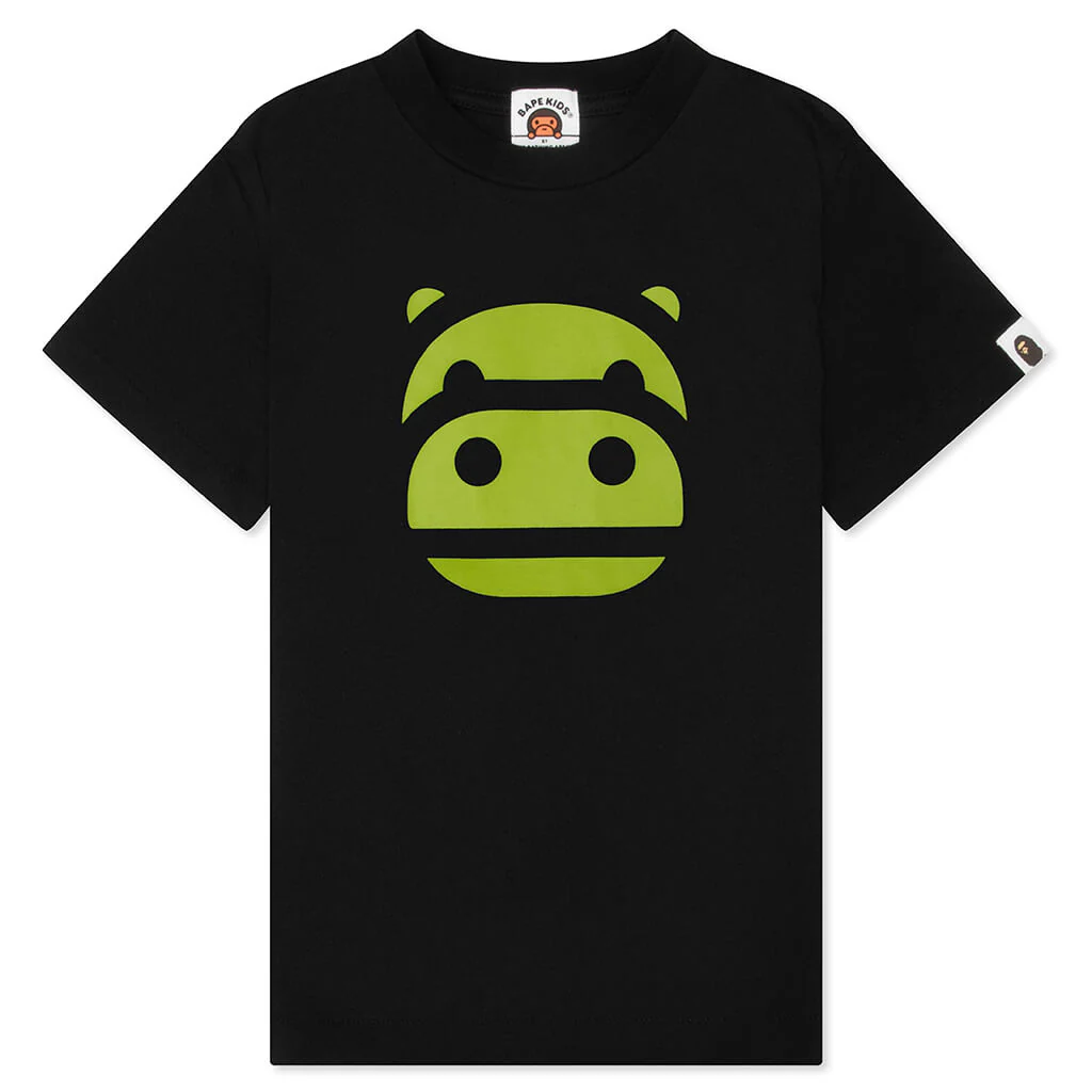 Kids Milogram Friends Tee - Black/Green