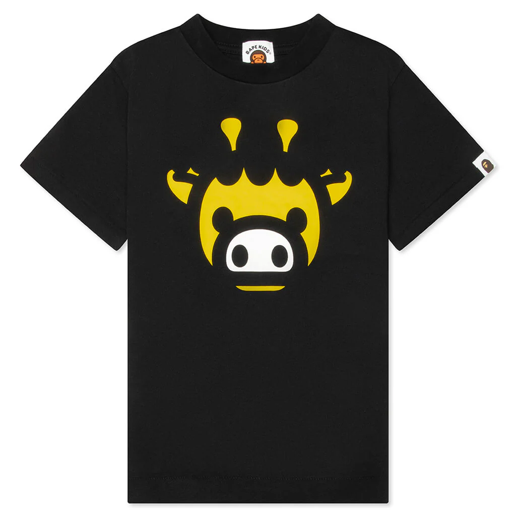 Kids Milogram Friends Tee - Black/Yellow