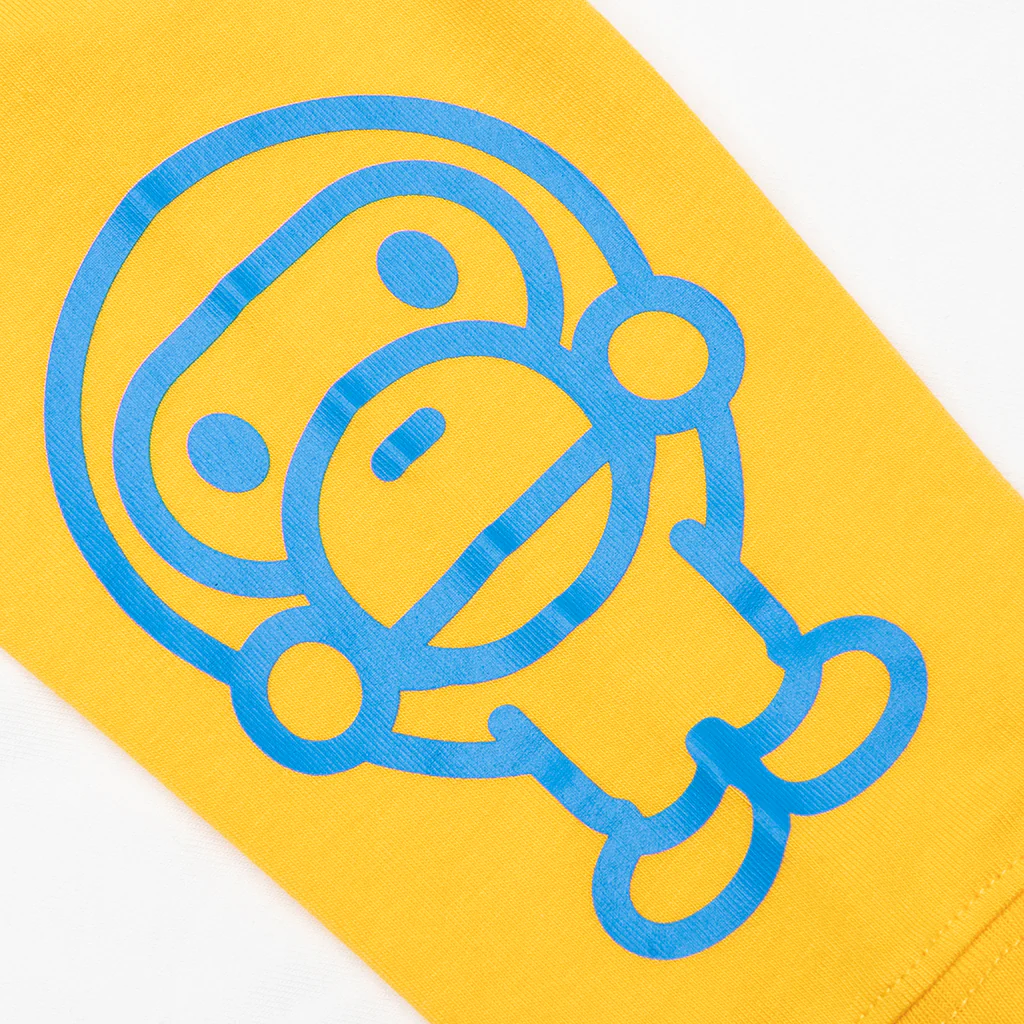 Kid's Multi Baby Milo L/S Tee - White - Image 4