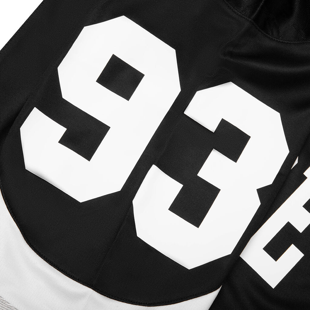 Line Camo Jacquard Logo Relaxed Fit Ice Hockey Jersey - Black - Image 4
