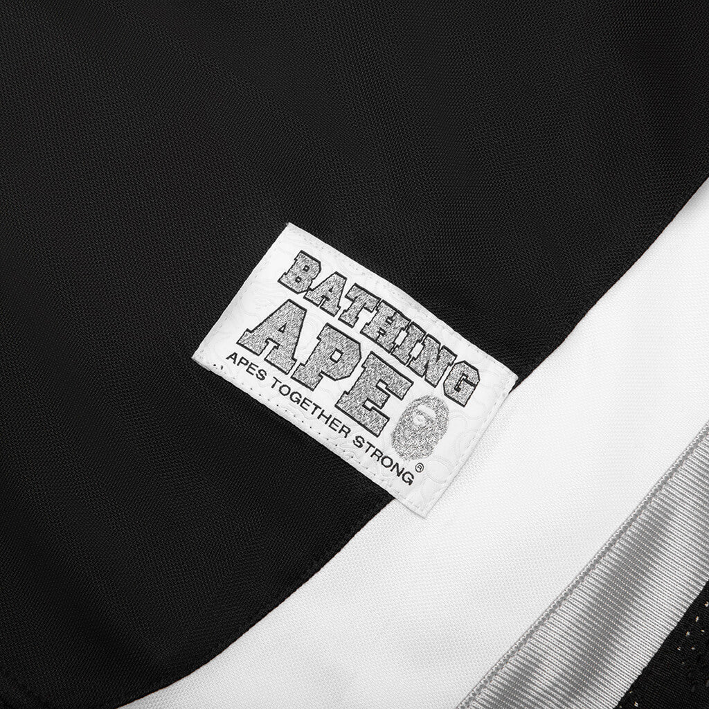 Line Camo Jacquard Logo Relaxed Fit Ice Hockey Jersey - Black - Image 5