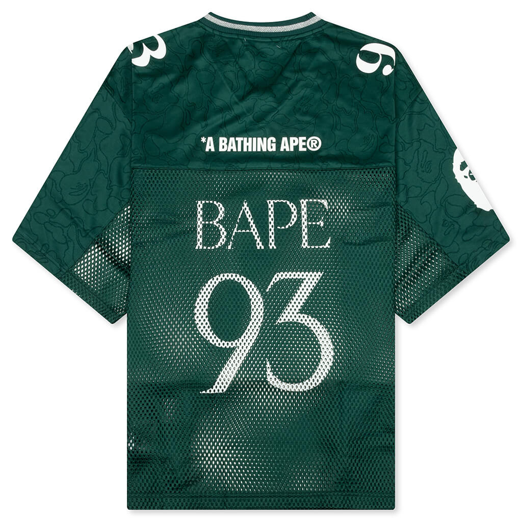 Line Camo Multi Logo Relaxed Fit Football Jersey - Green - Image 2