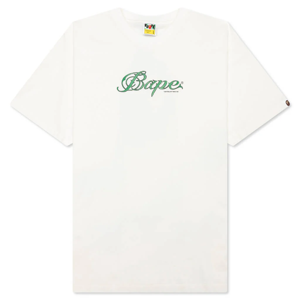 Logo Relaxed Fit Tee - Ivory