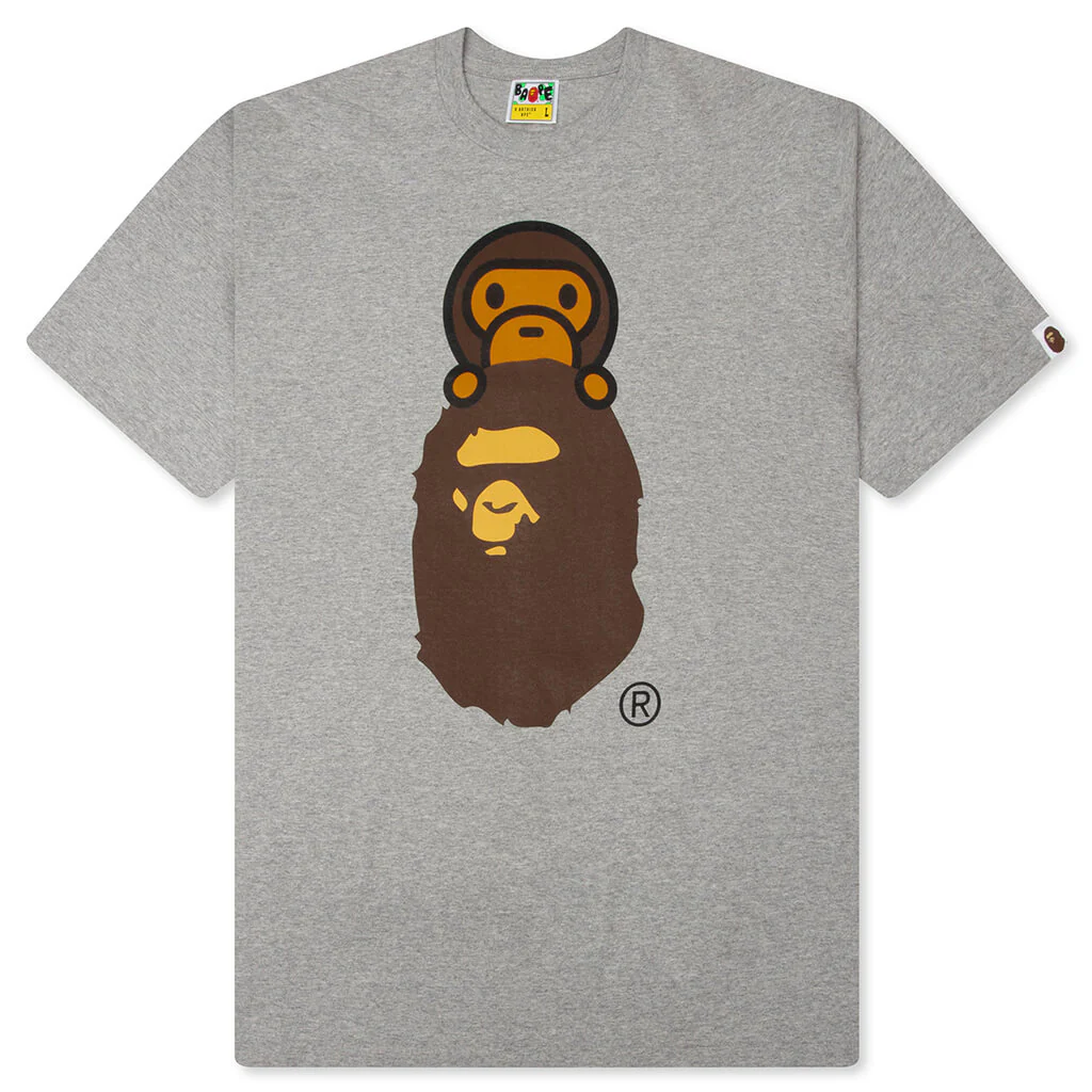 Milo On Ape Head Tee - Gray