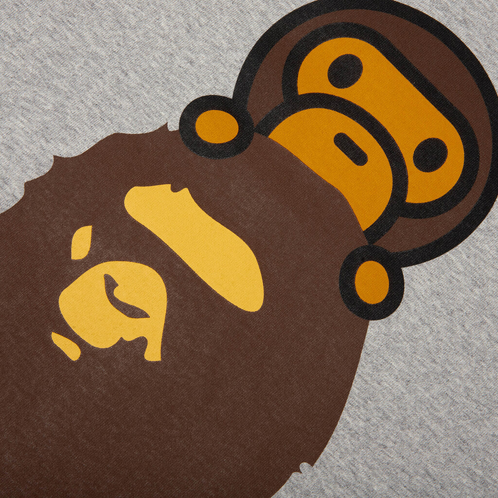 Milo On Ape Head Tee - Gray - Image 3