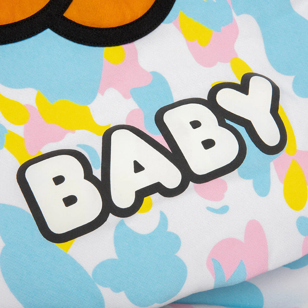 New Multi Camo Baby Milo Regular Fit Full Zip Hoodie - White - Image 6
