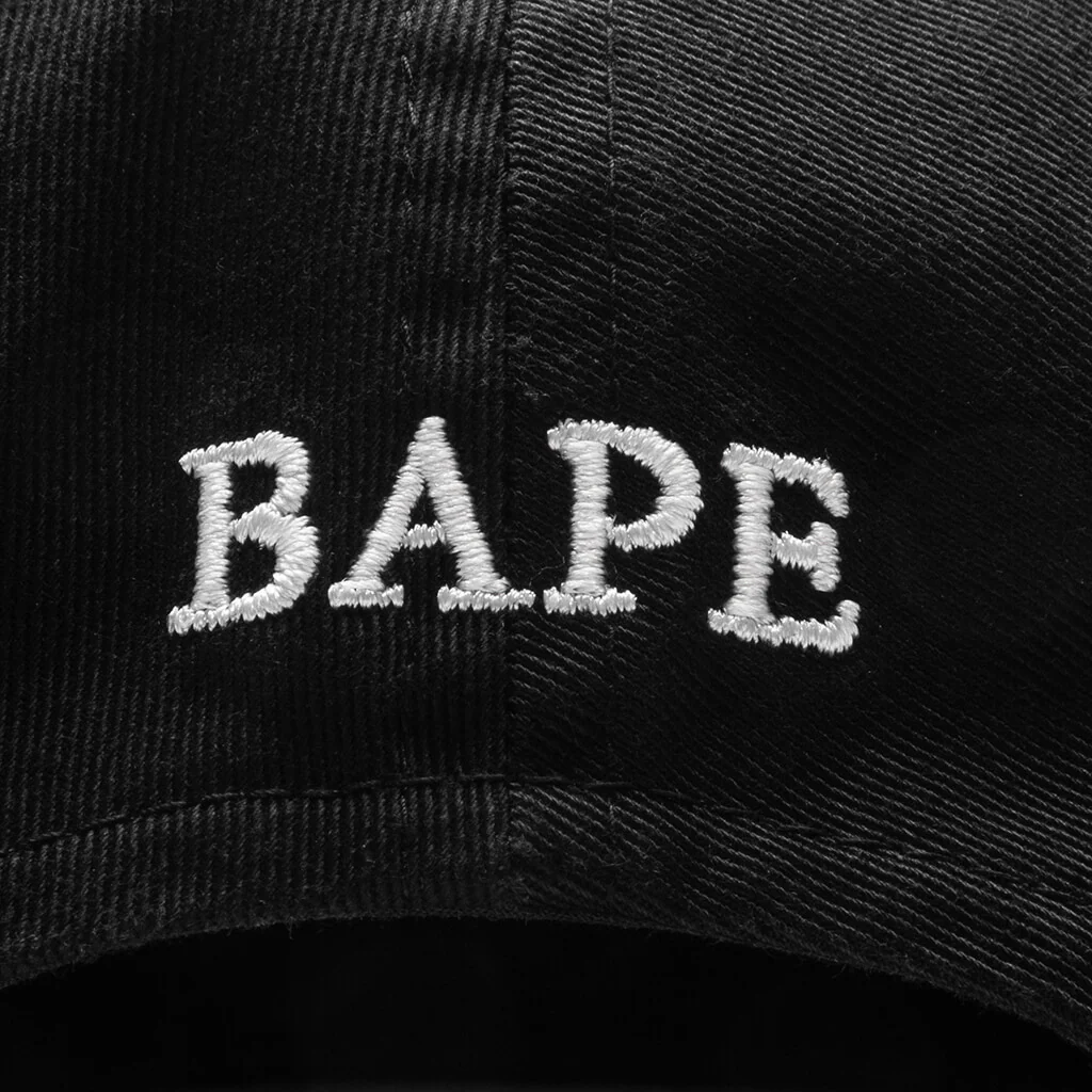 One Point Panel Cap - Black - Image 3