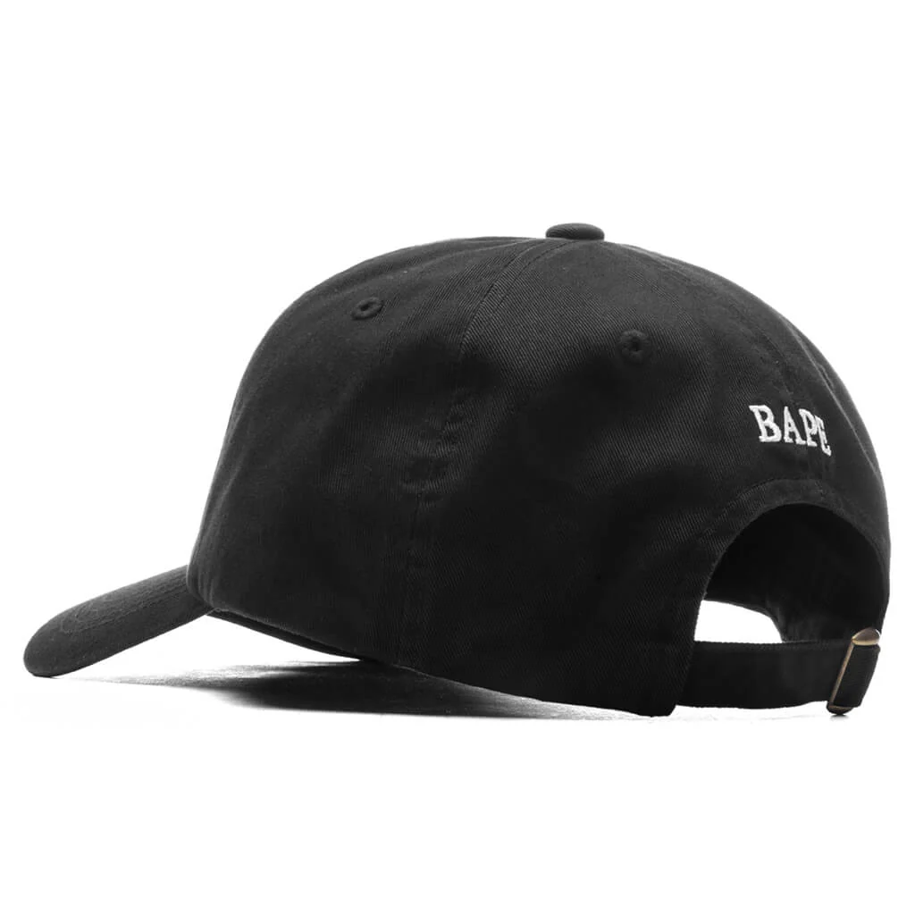 One Point Panel Cap - Black - Image 5