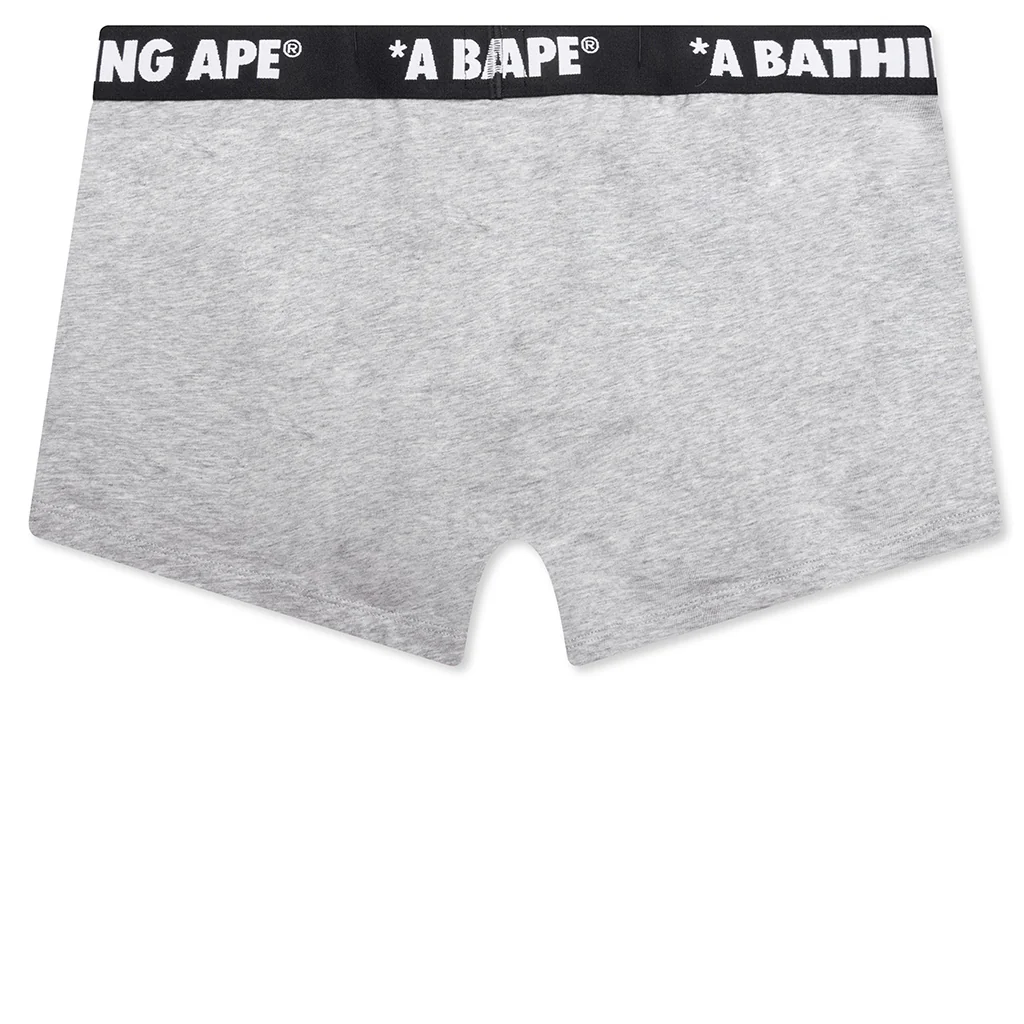 One Point Trunks - Gray - Image 2