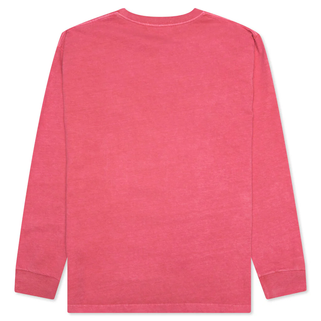 Overdye College L/S Tee - Pink - Image 2