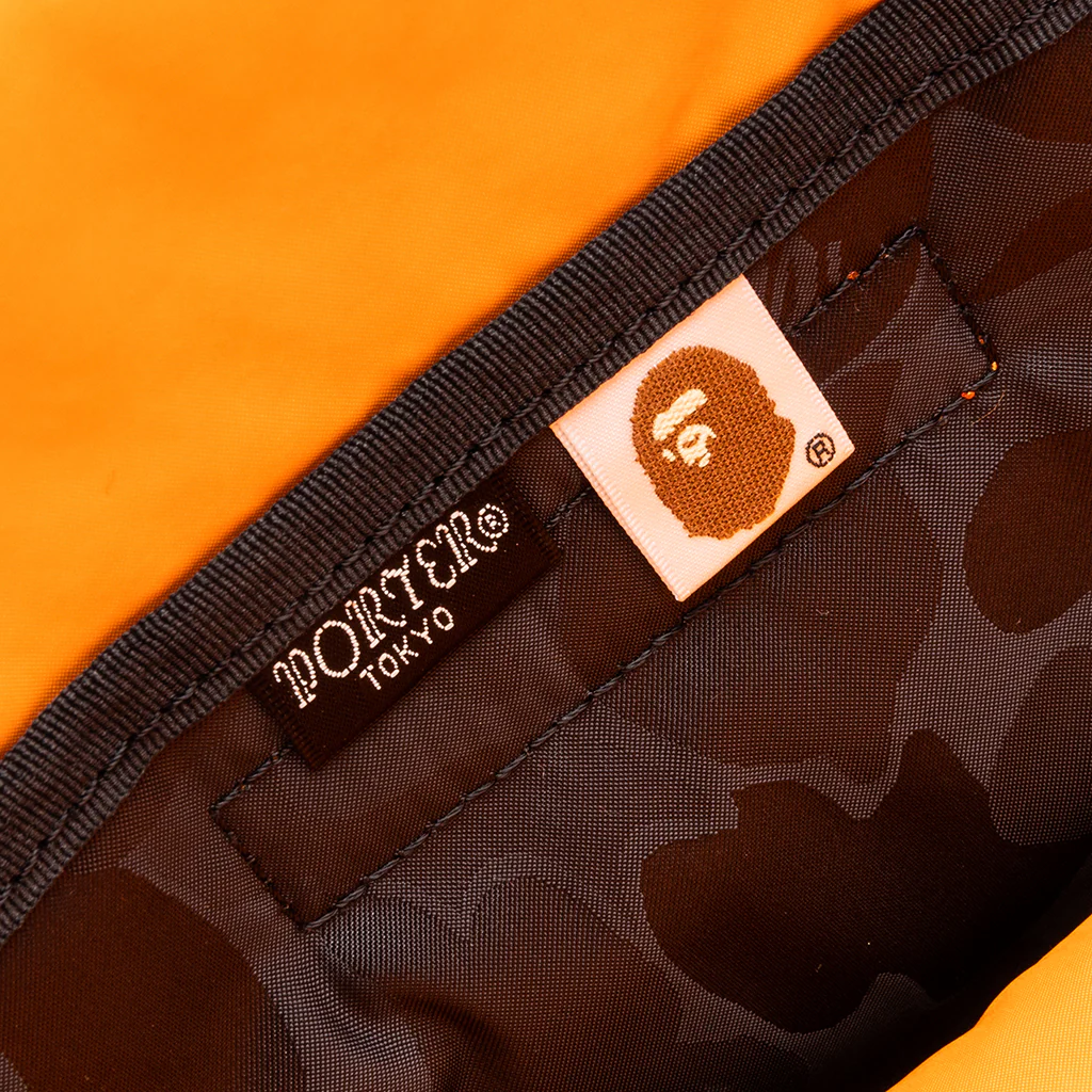 A Bathing Ape x Porter ABC Polyester Jacquard Backpack - Black - Image 4