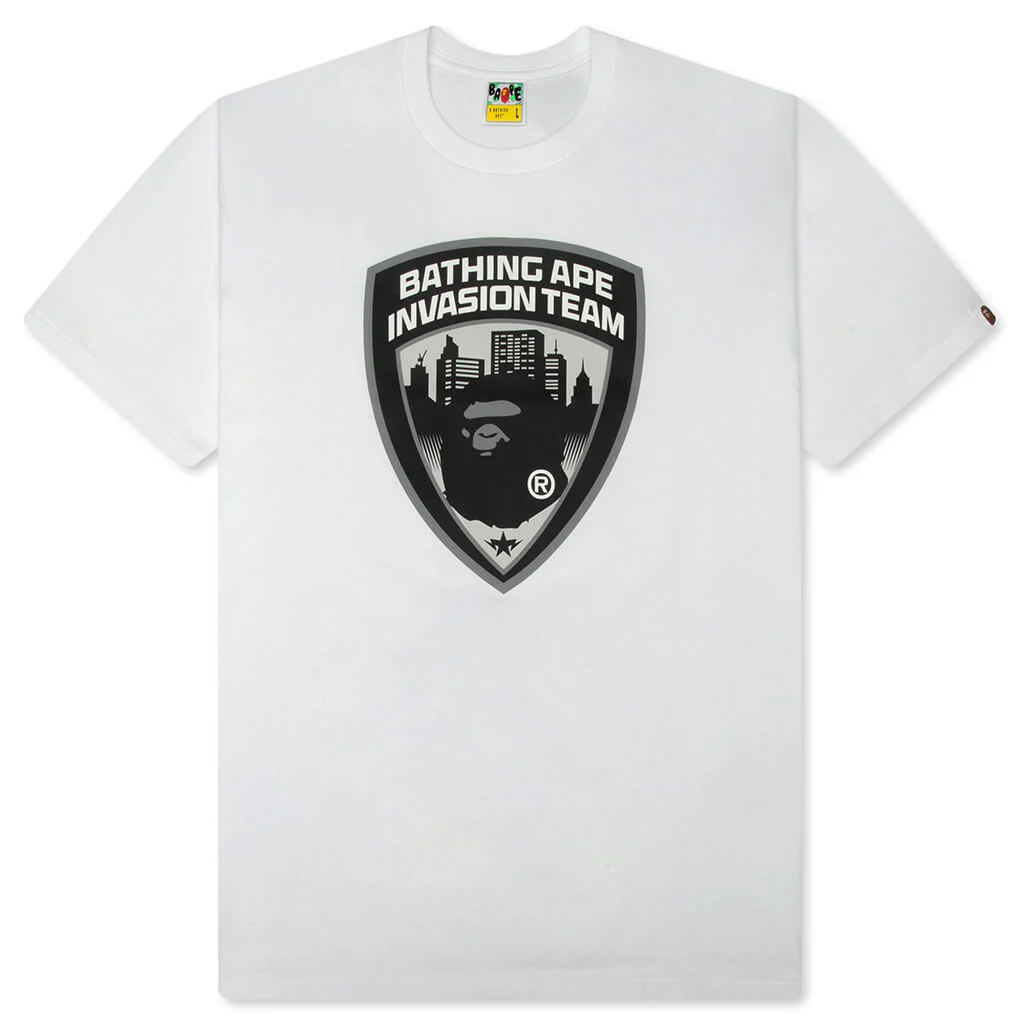 Security Emblem Tee - White