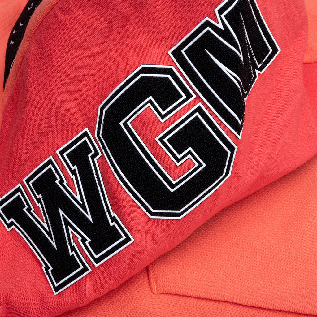 Shark Full Zip Hoodie Korea - Orange - Image 3