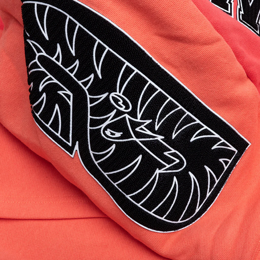 Shark Full Zip Hoodie Korea - Orange - Image 4