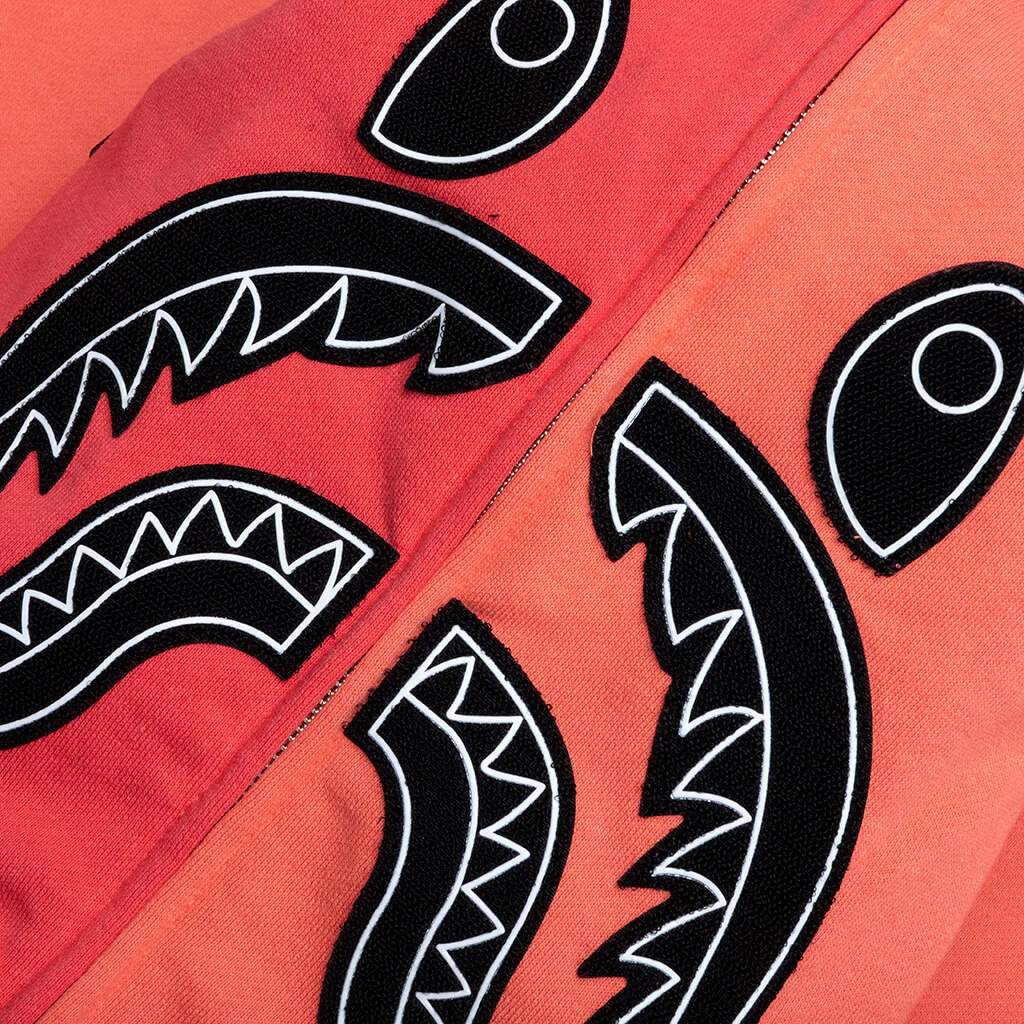 Shark Full Zip Hoodie Korea - Orange - Image 5