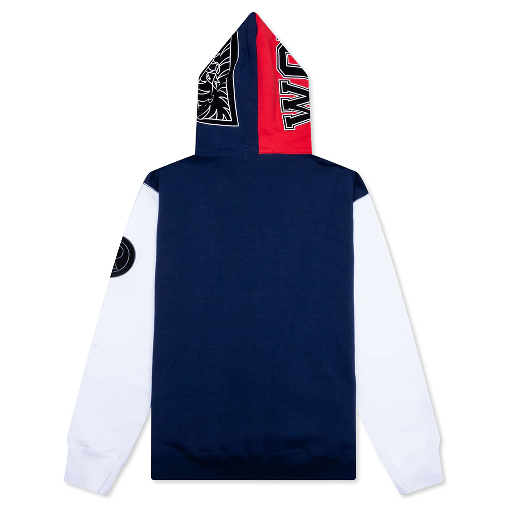 Shark Full Zip Hoodie UK - Navy - Image 2