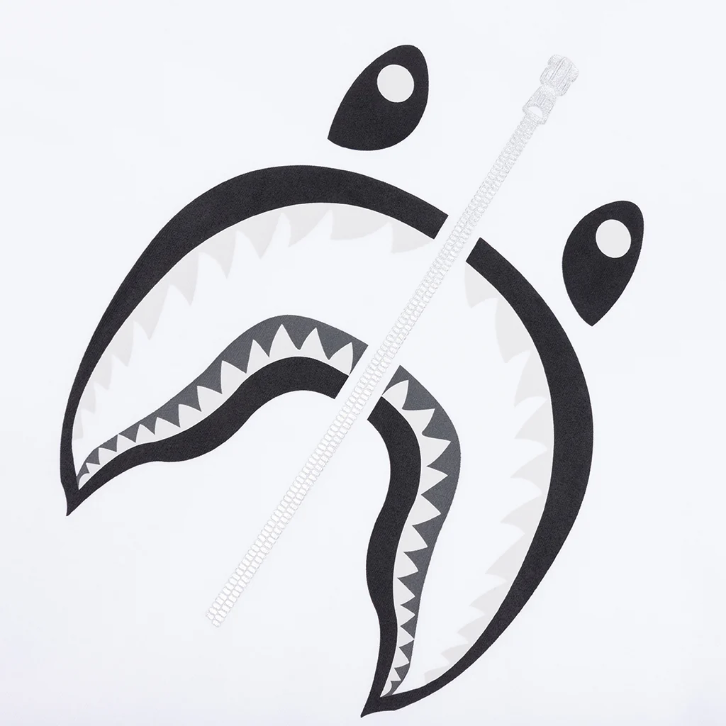 Shark Tee #1 - White - Image 3