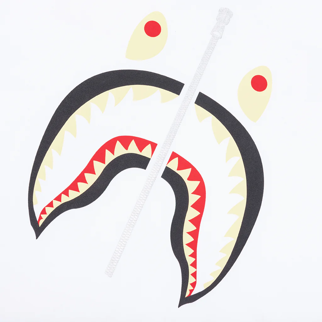 Shark Tee China - White - Image 3