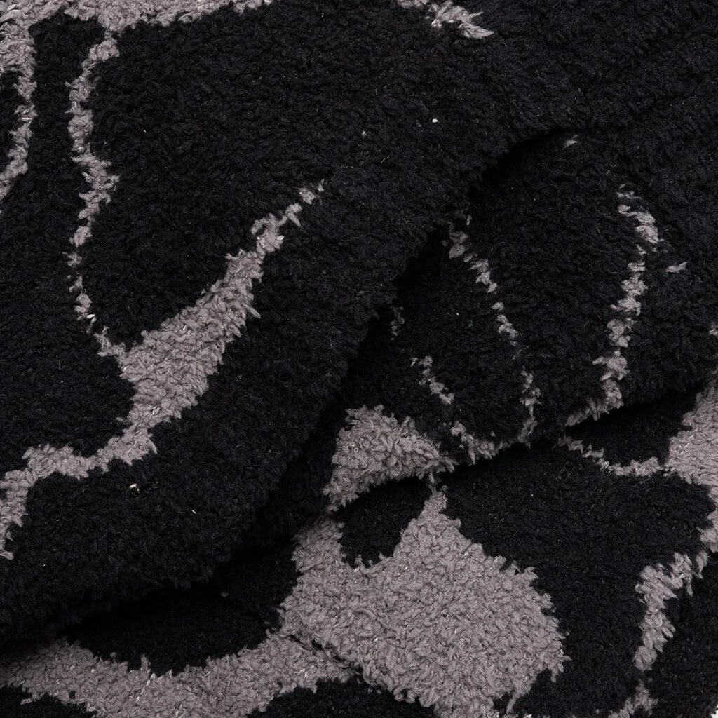 Solid ABC Jacquard Shorts - Black Camo - Image 3