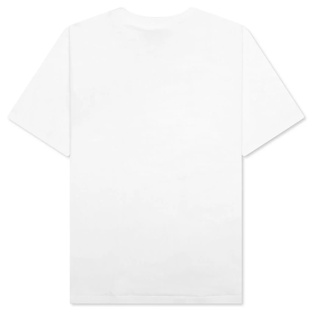 Tie Dye College Tee - White/Black - Image 2