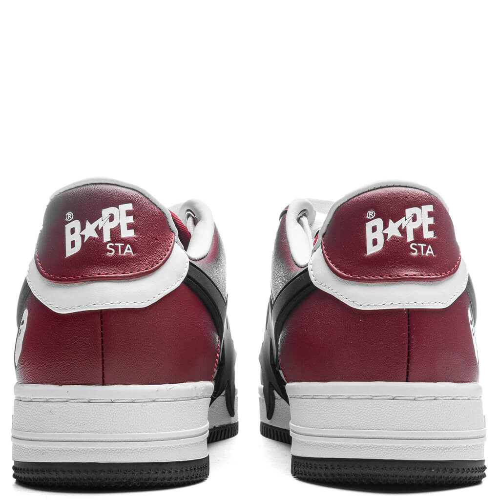 Women's Bape STA OS #2 - Burgundy/Black - Image 4