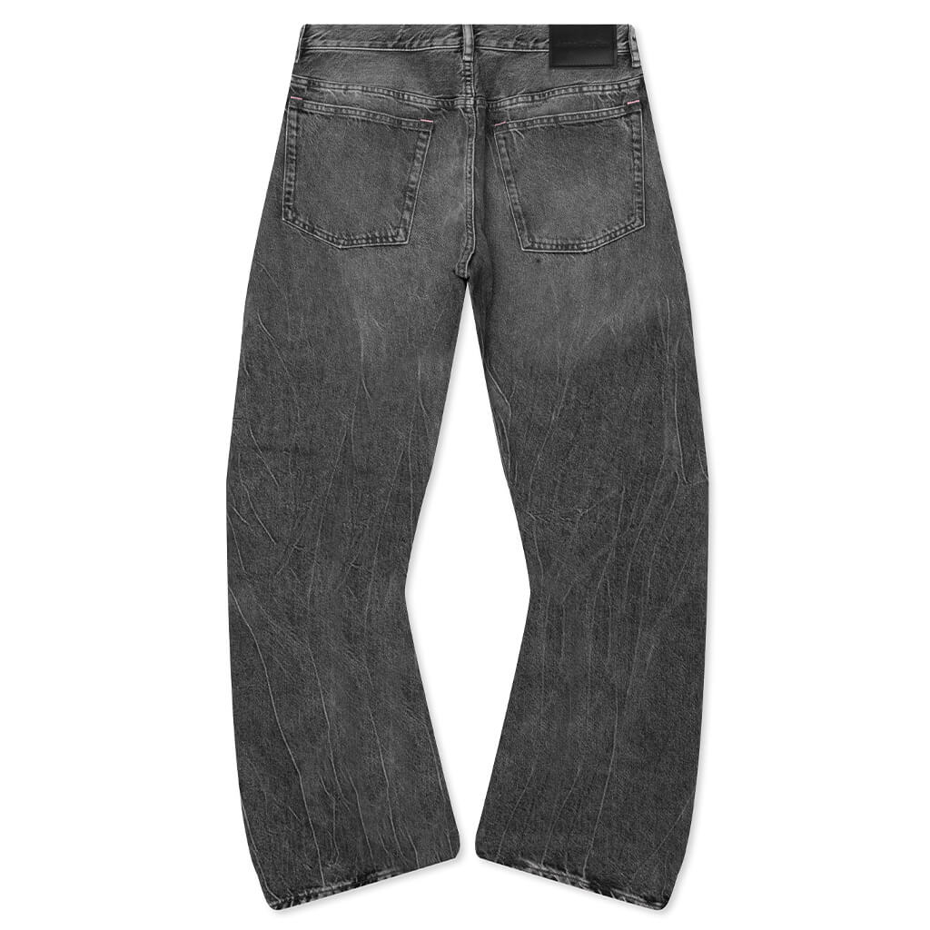 2006M Gothik Loose Fit Jeans - Washed Black - Image 2