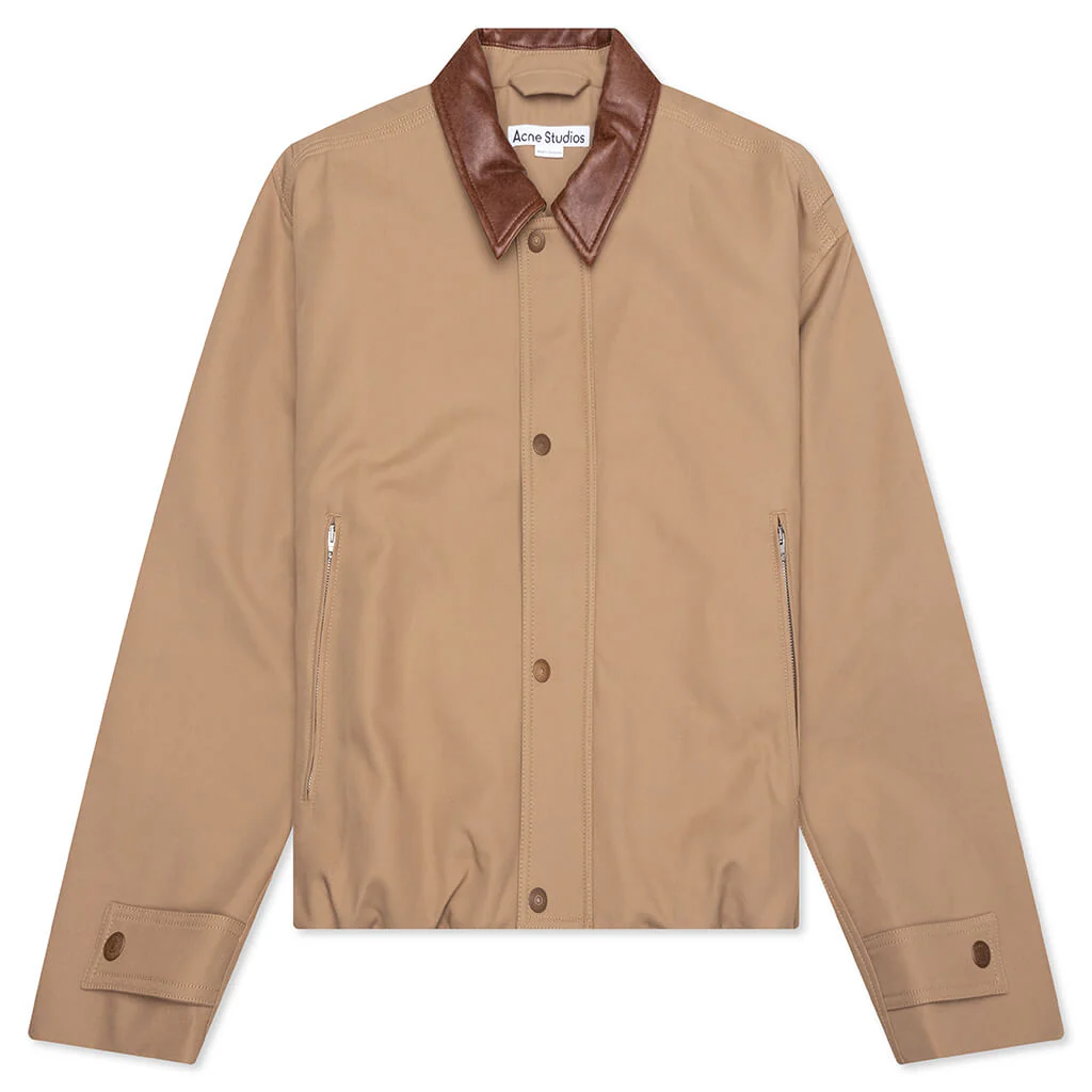 Twill Jacket - Khaki Beige