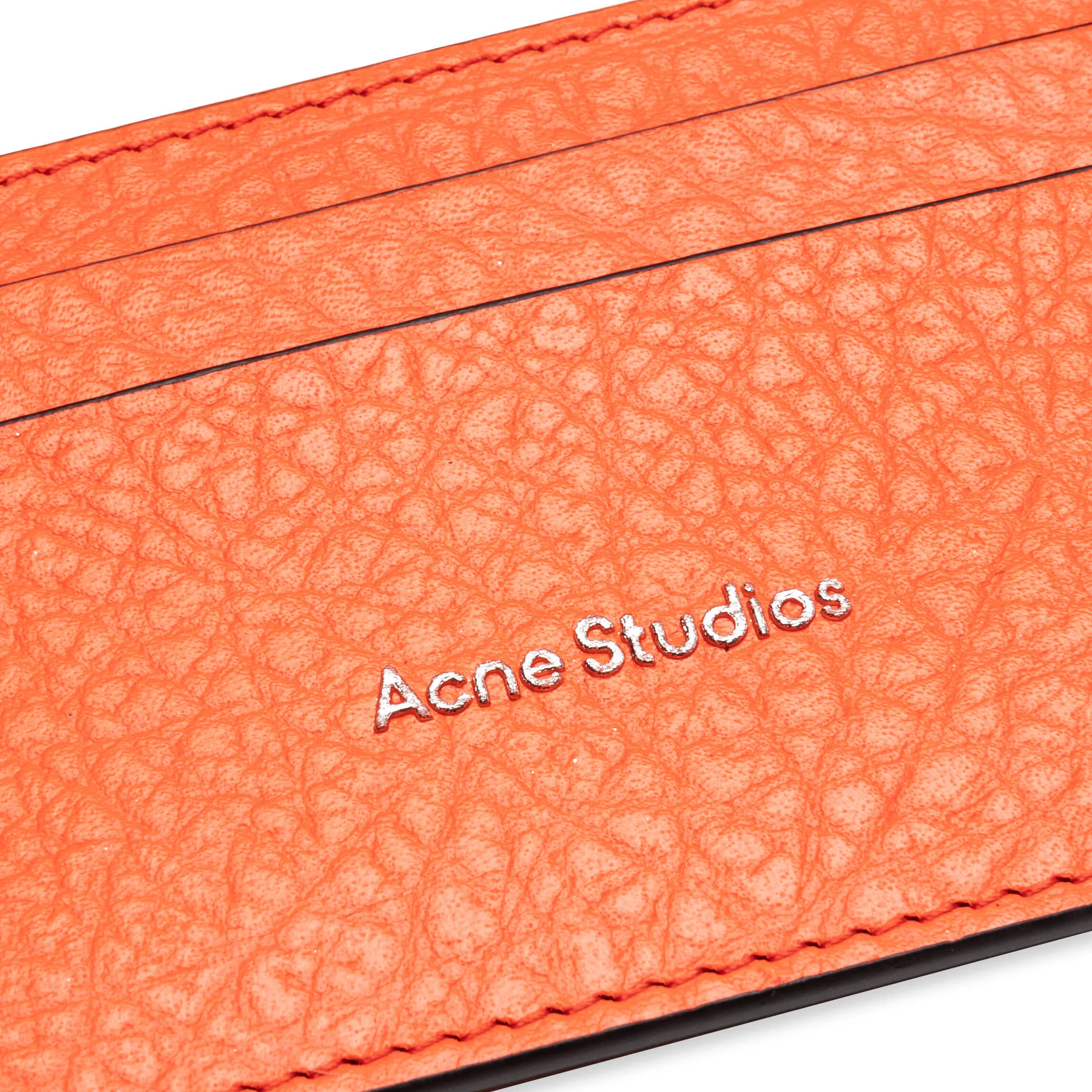 Leather Card Holder Fn-Ux-Slgs000275 - Bright Orange - Image 3