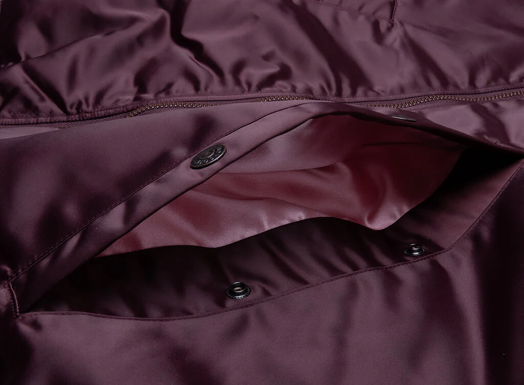 Technical Bomber Jacket - Burgundy - Image 5