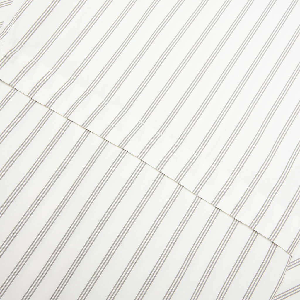 Double Sleeve Button-Up - Off-White/Grey - Image 5