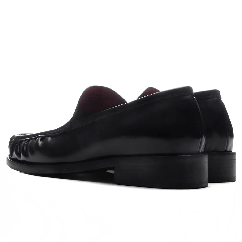 Leather Loafers - Black - Image 3